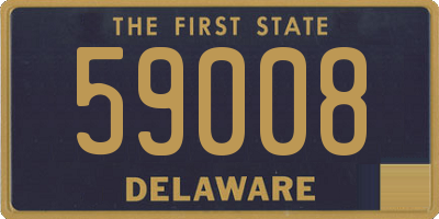 DE license plate 59008