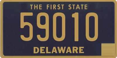 DE license plate 59010