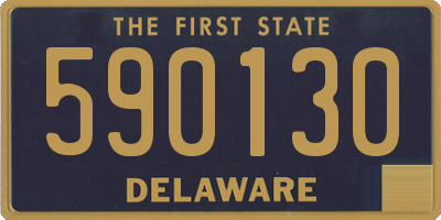 DE license plate 590130
