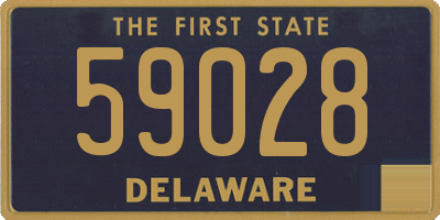 DE license plate 59028