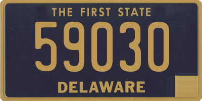 DE license plate 59030