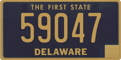 DE license plate 59047