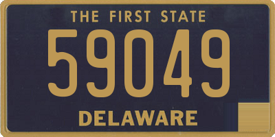 DE license plate 59049