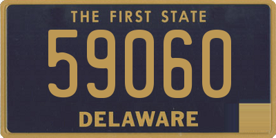 DE license plate 59060