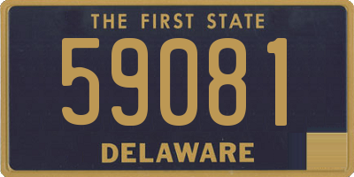 DE license plate 59081