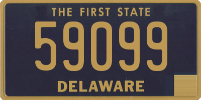 DE license plate 59099