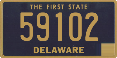 DE license plate 59102