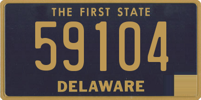 DE license plate 59104