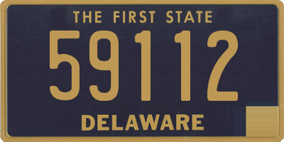 DE license plate 59112