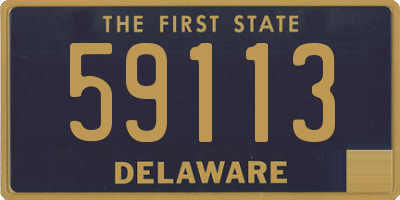 DE license plate 59113