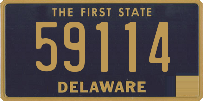 DE license plate 59114