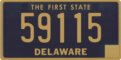 DE license plate 59115