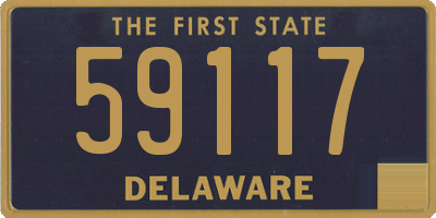 DE license plate 59117