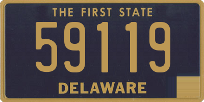 DE license plate 59119