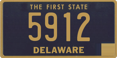 DE license plate 5912