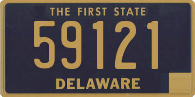 DE license plate 59121