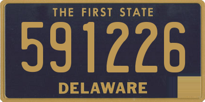 DE license plate 591226