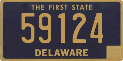 DE license plate 59124