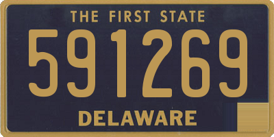 DE license plate 591269