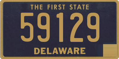 DE license plate 59129