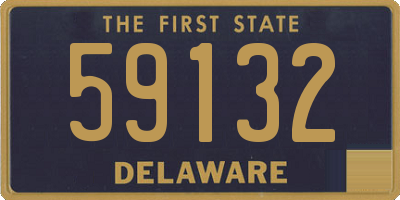 DE license plate 59132