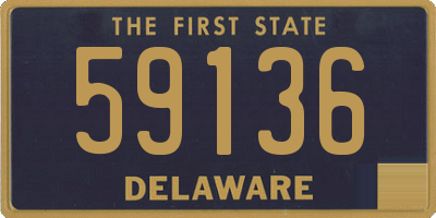 DE license plate 59136