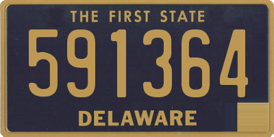 DE license plate 591364