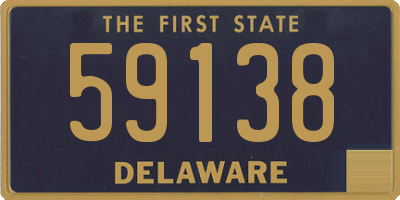 DE license plate 59138