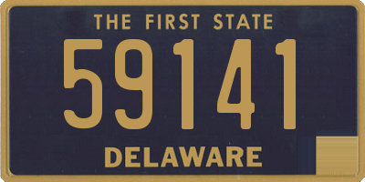 DE license plate 59141