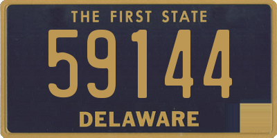 DE license plate 59144