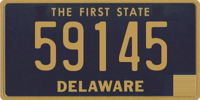 DE license plate 59145