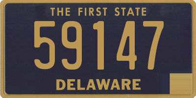 DE license plate 59147