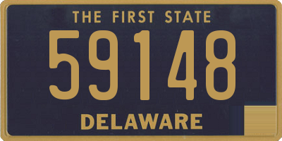 DE license plate 59148