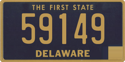 DE license plate 59149