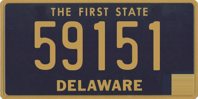 DE license plate 59151