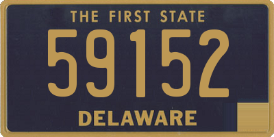 DE license plate 59152