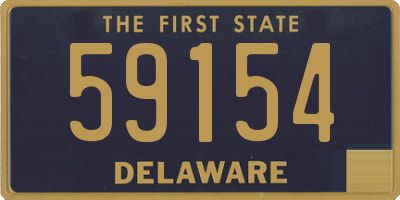 DE license plate 59154