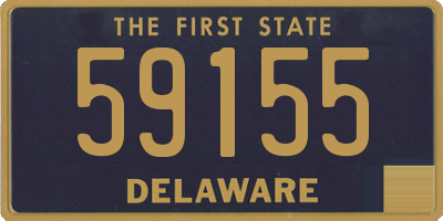 DE license plate 59155