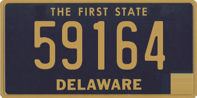 DE license plate 59164