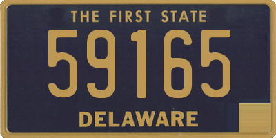 DE license plate 59165