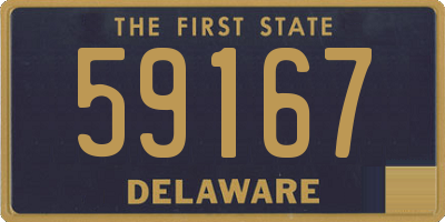 DE license plate 59167