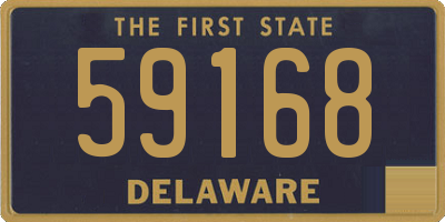 DE license plate 59168