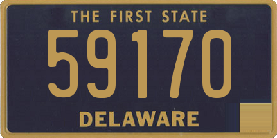 DE license plate 59170