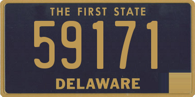 DE license plate 59171