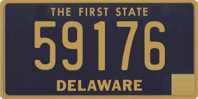 DE license plate 59176