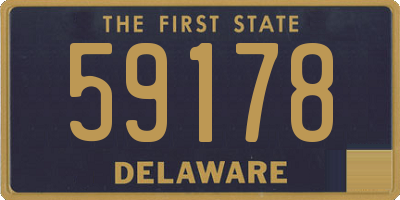 DE license plate 59178