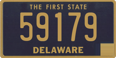 DE license plate 59179