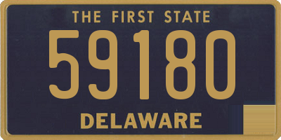 DE license plate 59180