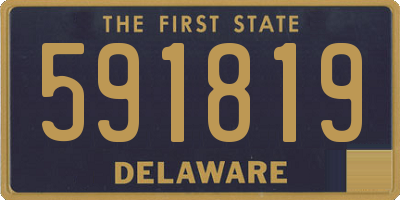 DE license plate 591819
