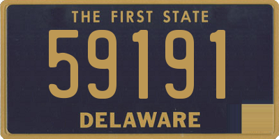 DE license plate 59191